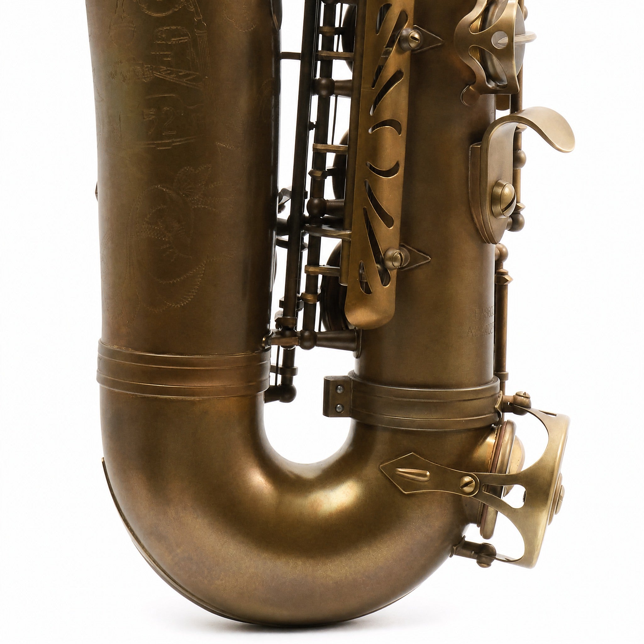 Eastman EAS652 '52nd Street' Alto Saxophone in Aged Unlacquered Brass