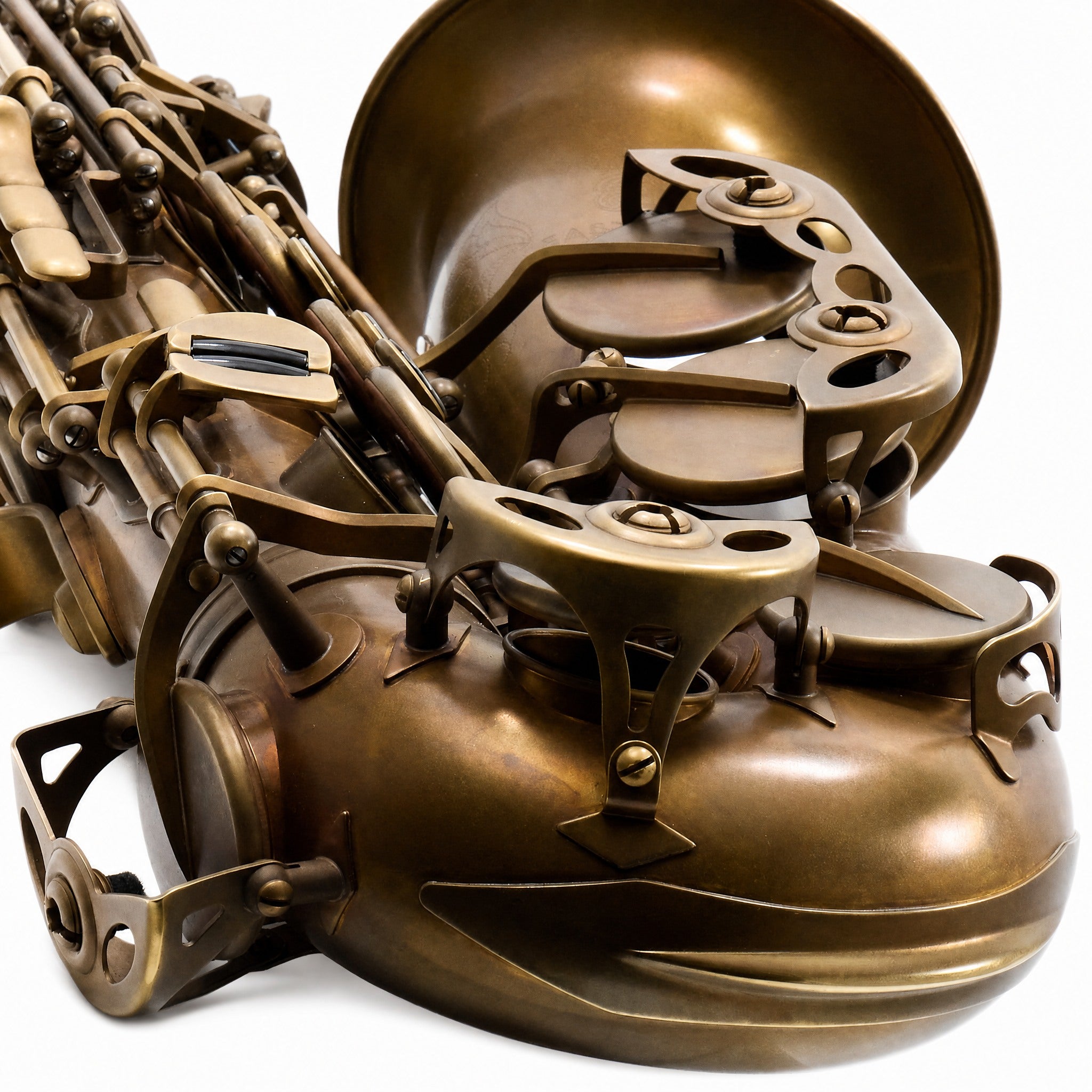 Eastman EAS652 '52nd Street' Alto Saxophone in Aged Unlacquered Brass