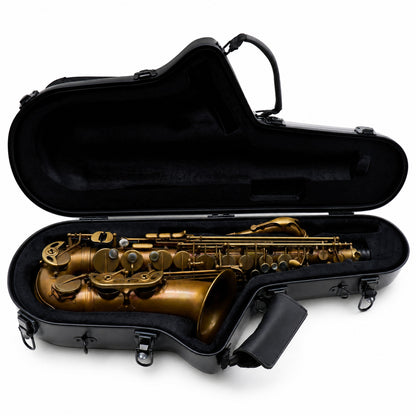 Eastman EAS652 '52nd Street' Alto Saxophone in Aged Unlacquered Brass