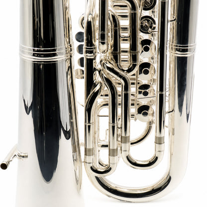 Eastman EBF867S Professional F Tuba in Silver Plate