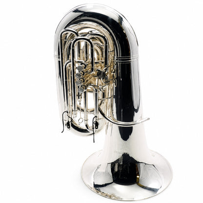 Eastman EBC836S Professional 6/4 CC Tuba in Silver Plate