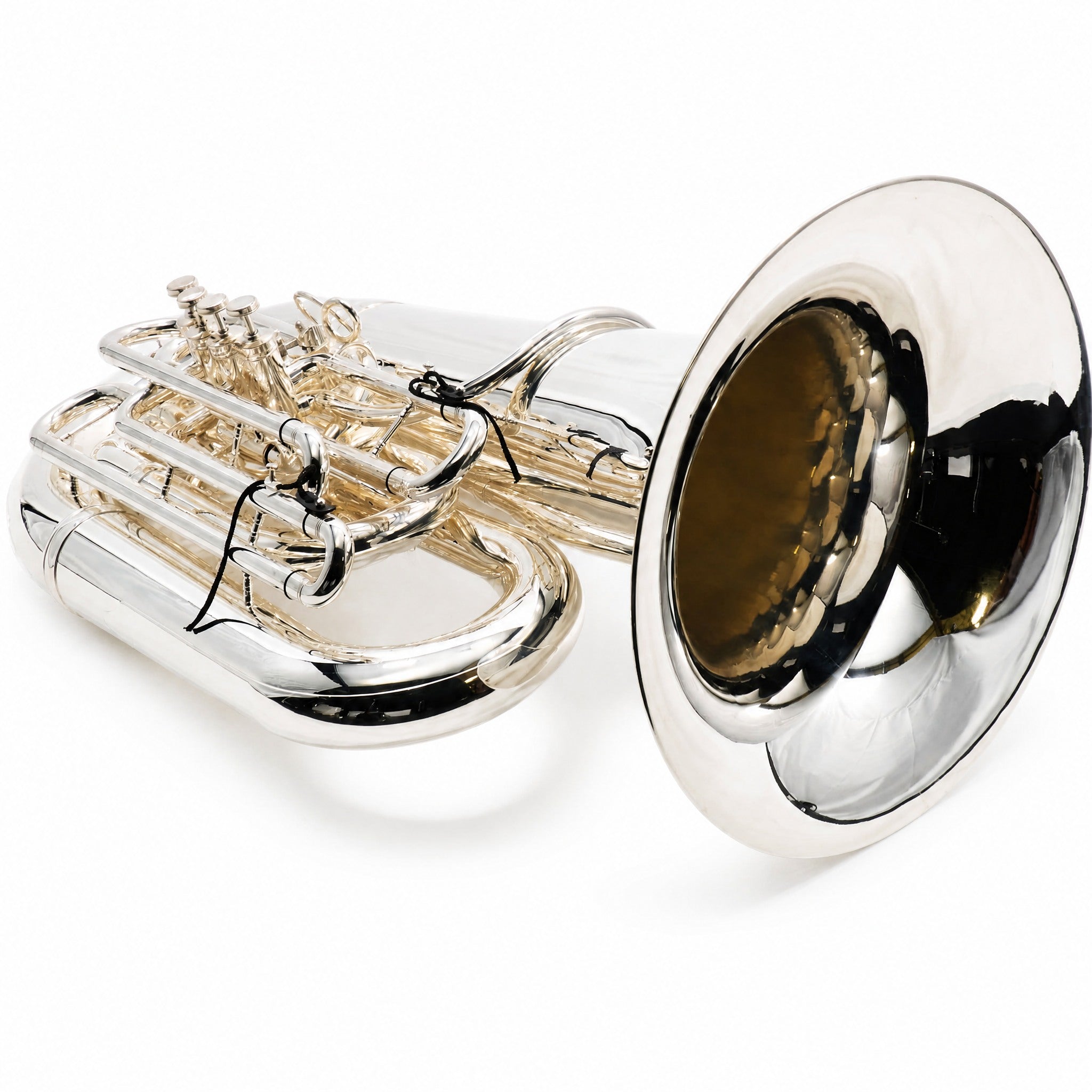 Eastman EBC836S Professional 6/4 CC Tuba in Silver Plate