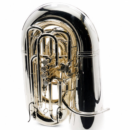 Eastman EBC836S Professional 6/4 CC Tuba in Silver Plate