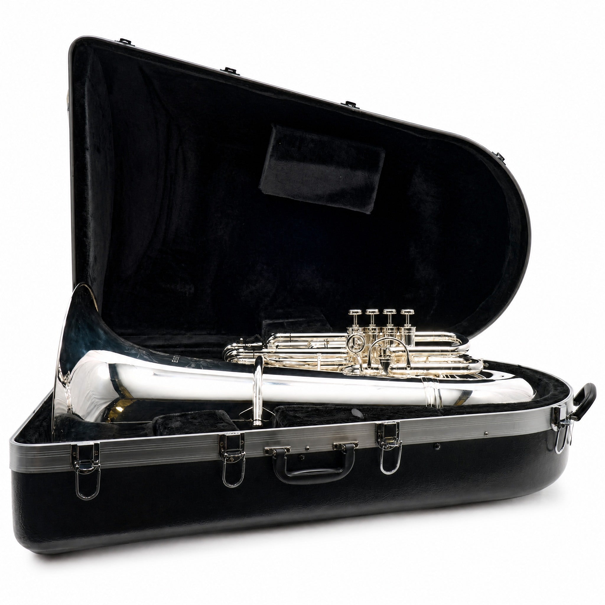 Eastman EBC836S Professional 6/4 CC Tuba in Silver Plate