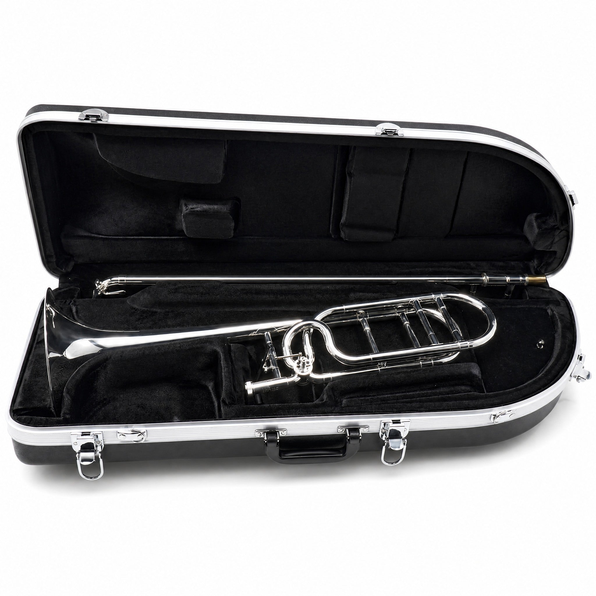 Eastman ETB428GS Intermediate Bb/F Tenor Trombone in Silver Plate