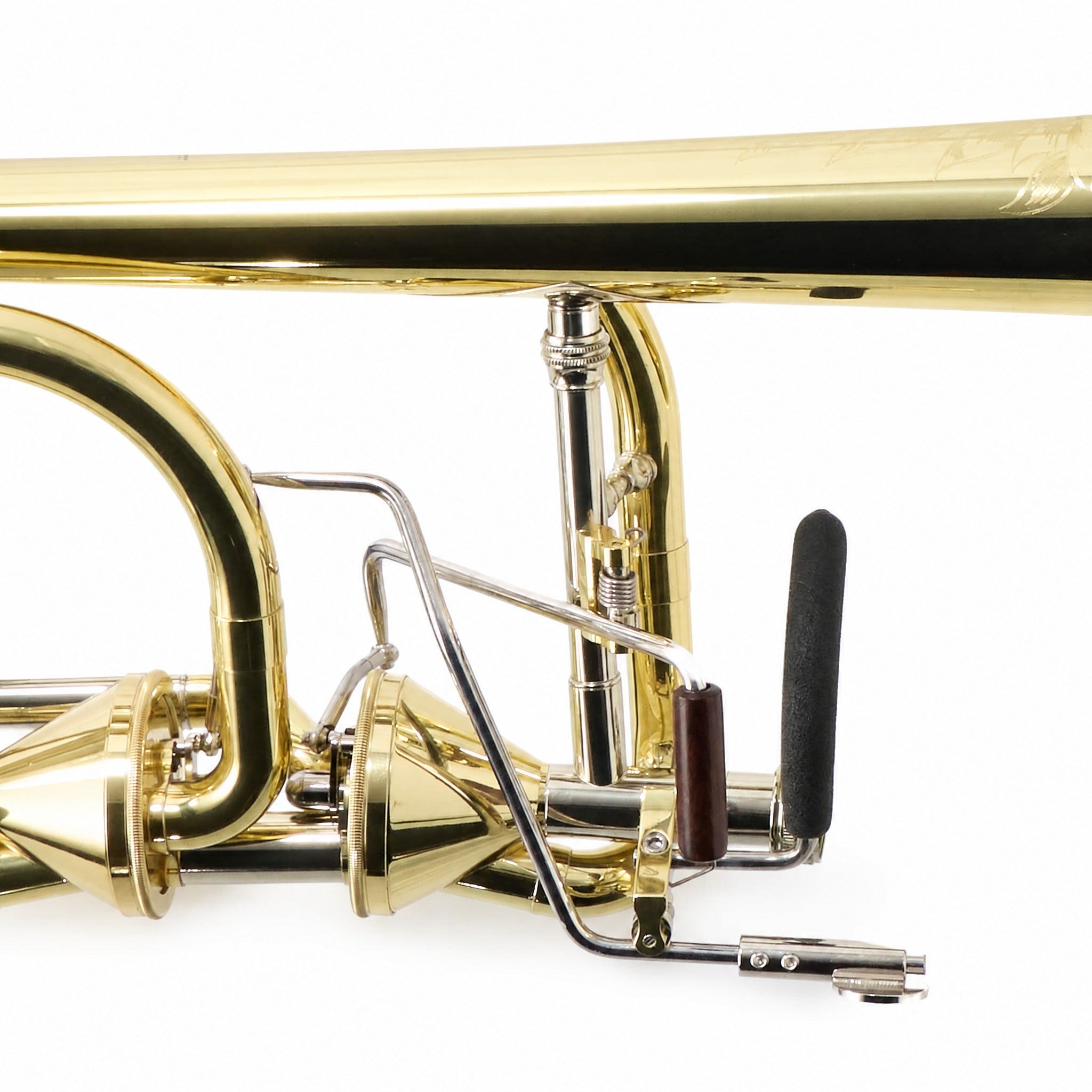 S.E. Shires Q36YA Q-Series Bass Trombone with Dual Axial Flow Valves SN Q23758
