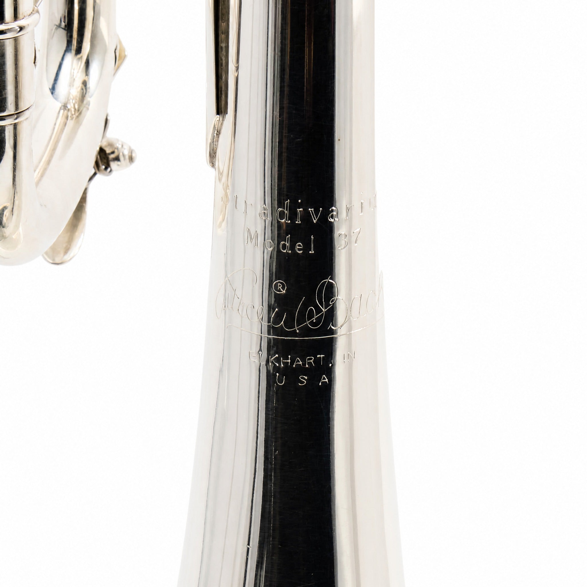 Bach 180S37 Stradivarius Professional Bb Trumpet in Silver Plate