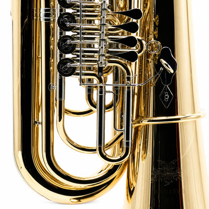 Eastman EBB825VG Professional 5/4 BBb Tuba in Lacquered Gold Brass