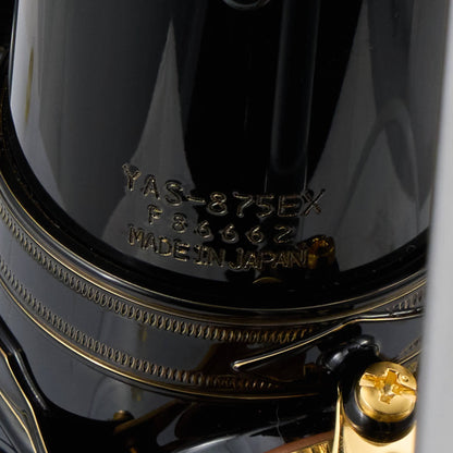 Yamaha YAS-875EXIIB 'Custom EX' Alto Saxophone in Black Lacquer