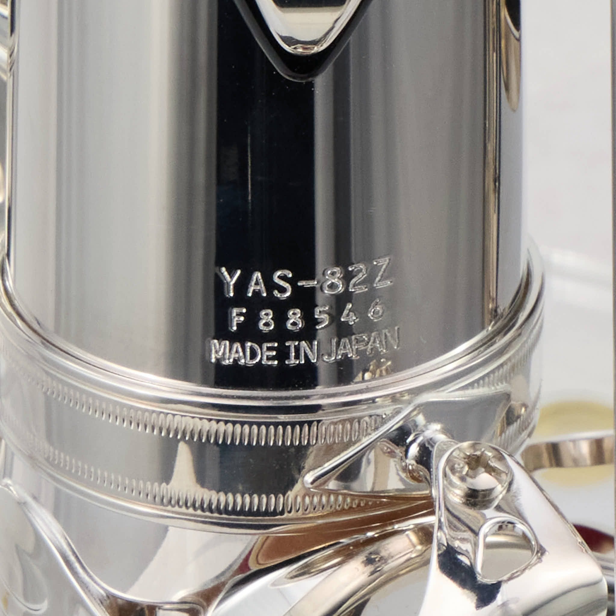 Yamaha YAS-82ZIIS 'Custom Z' Professional Alto Saxophone in Silver Plate
