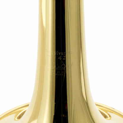 Bach 42BO Stradivarius Professional Bb/F Tenor Trombone in Lacquer