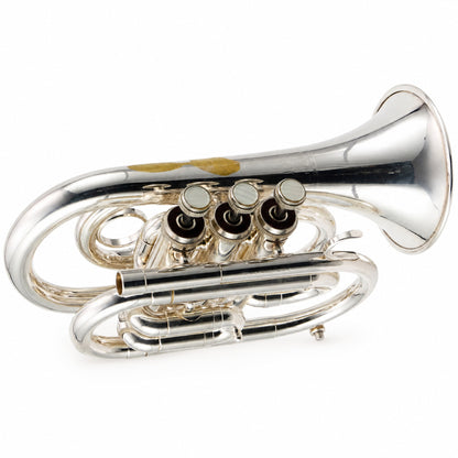 Jupiter JPT-416 Bb Pocket Trumpet in Silver Plate