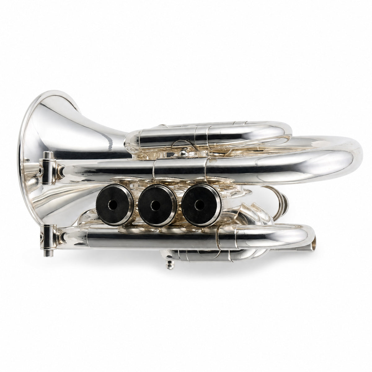Jupiter JPT-416 Bb Pocket Trumpet in Silver Plate
