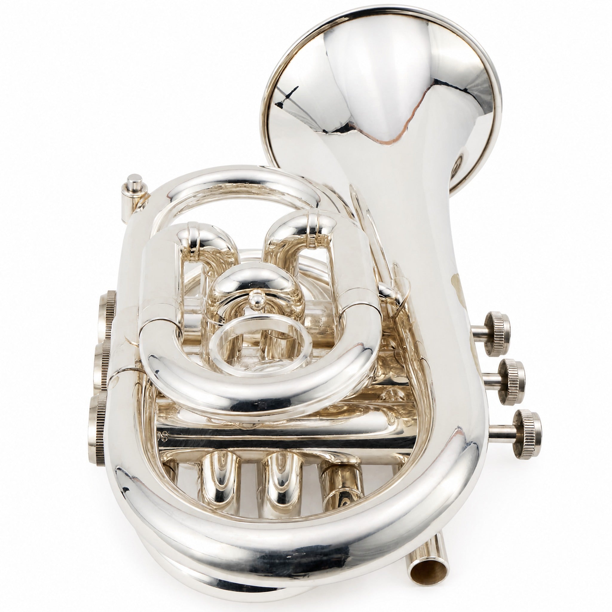 Jupiter JPT-416 Bb Pocket Trumpet in Silver Plate