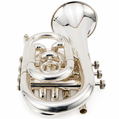 Jupiter JPT-416 Bb Pocket Trumpet in Silver Plate