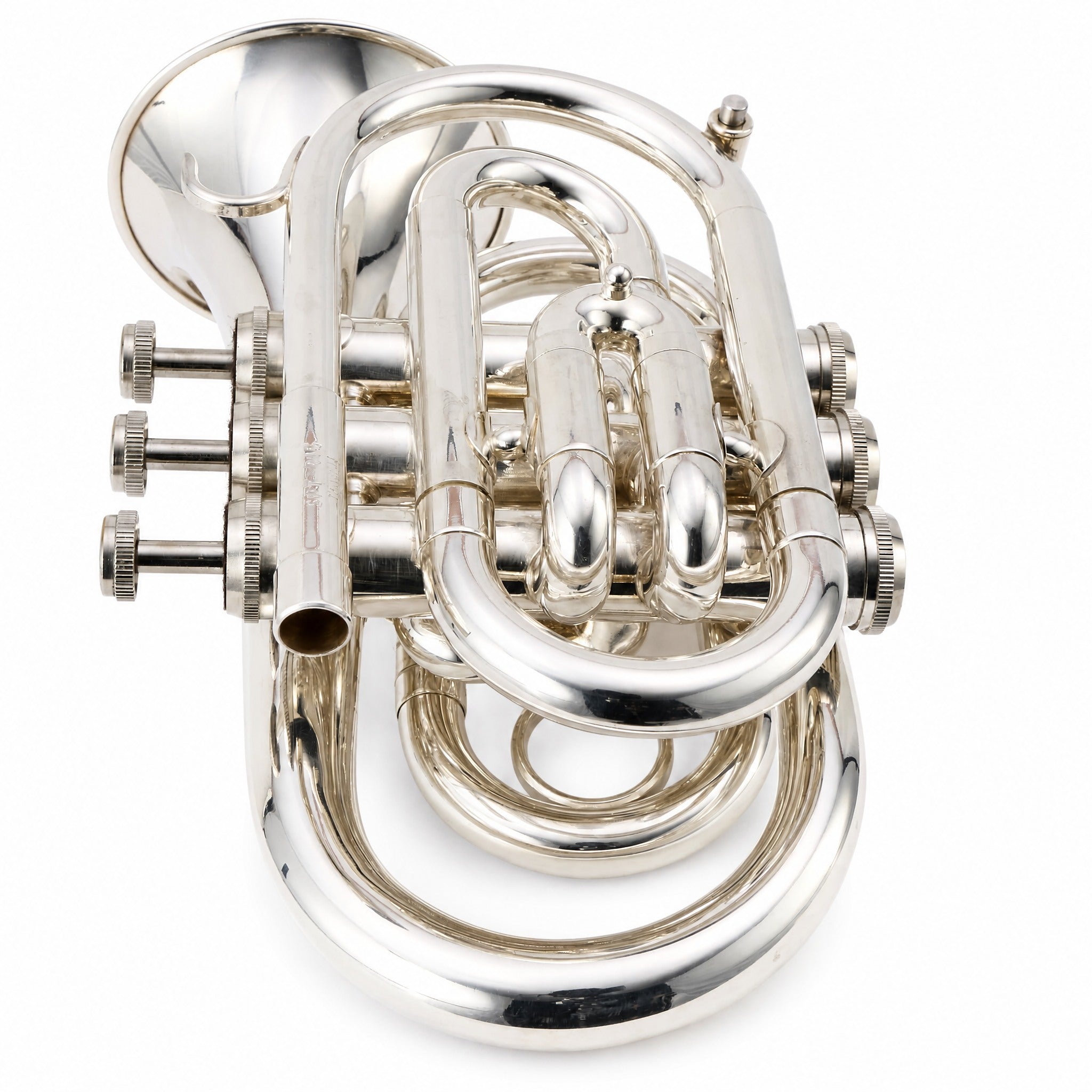 Jupiter JPT-416 Bb Pocket Trumpet in Silver Plate