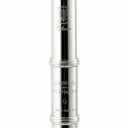William S. Haynes Q1 Classic Professional Concert Flute in Silver Plate