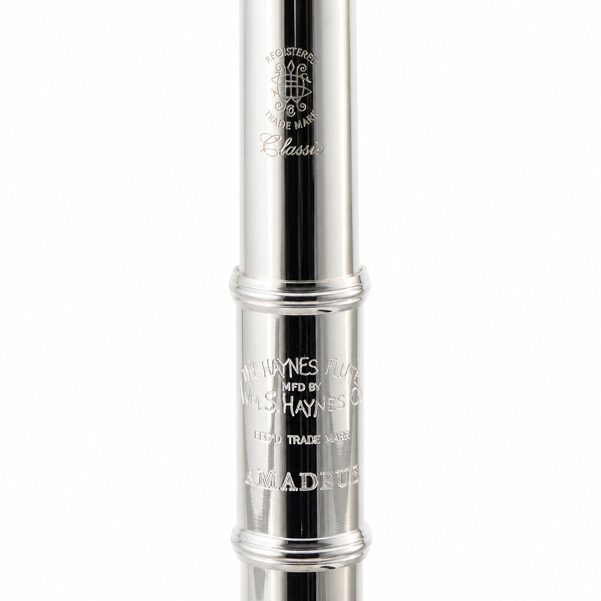 William S. Haynes AF680SE-BO 'Amadeus' Intermediate Flute in Silver Plate