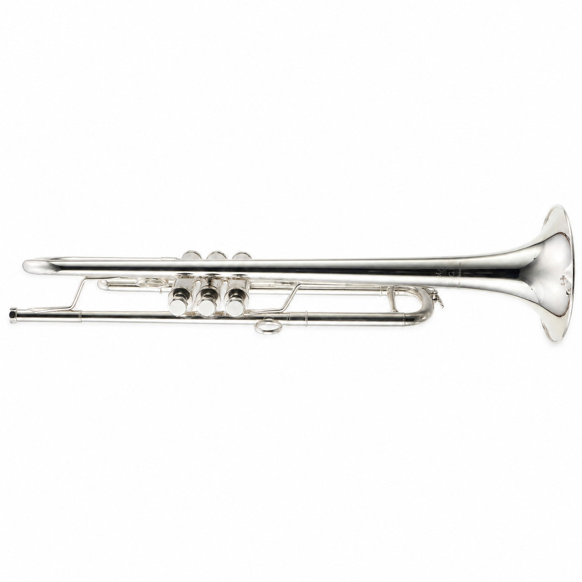 Schagerl JM1-S James Morrison Professional Bb Trumpet in Silver Plate SN 10711
