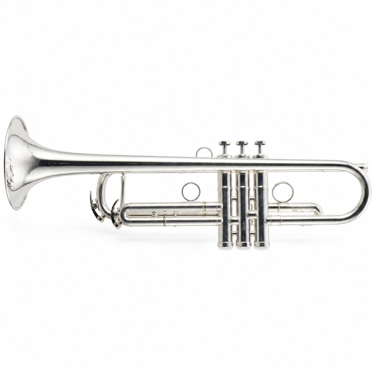 Schagerl JM1-S James Morrison Professional Bb Trumpet in Silver Plate SN 10711