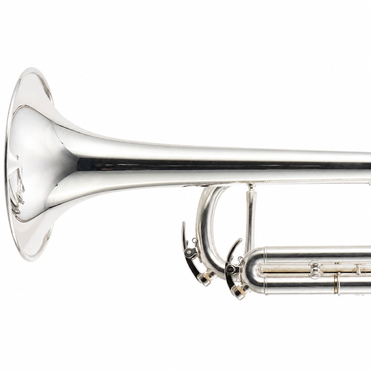 Schagerl JM1-S James Morrison Professional Bb Trumpet in Silver Plate SN 10711
