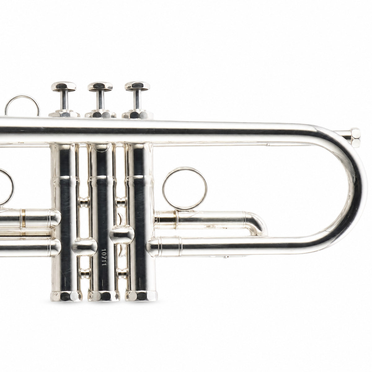 Schagerl JM1-S James Morrison Professional Bb Trumpet in Silver Plate SN 10711