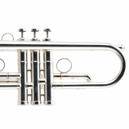 Schagerl JM1-S James Morrison Professional Bb Trumpet in Silver Plate SN 10711
