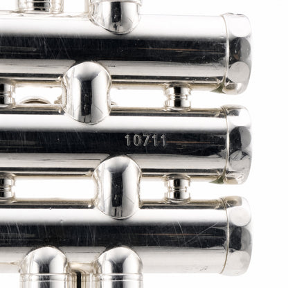Schagerl JM1-S James Morrison Professional Bb Trumpet in Silver Plate SN 10711