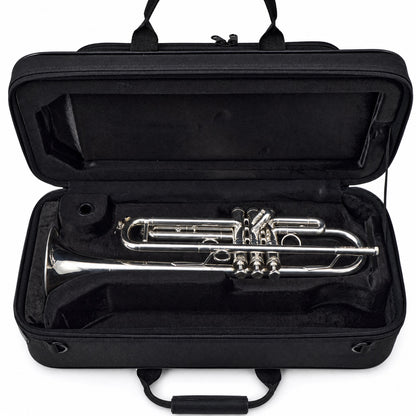 Schagerl JM1-S James Morrison Professional Bb Trumpet in Silver Plate SN 10711