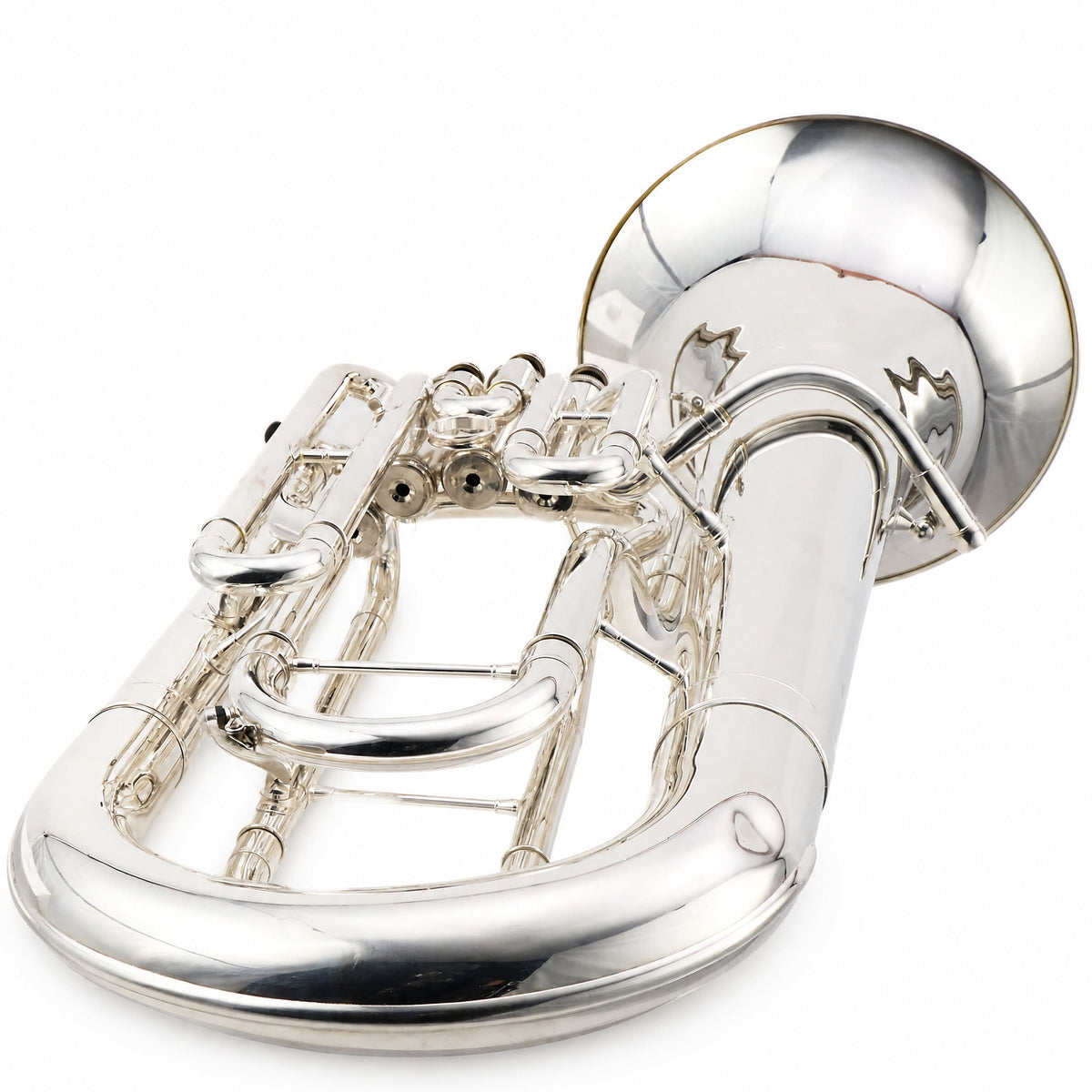 Jupiter JEP-470S Intermediate Bb Euphonium in Silver Plate