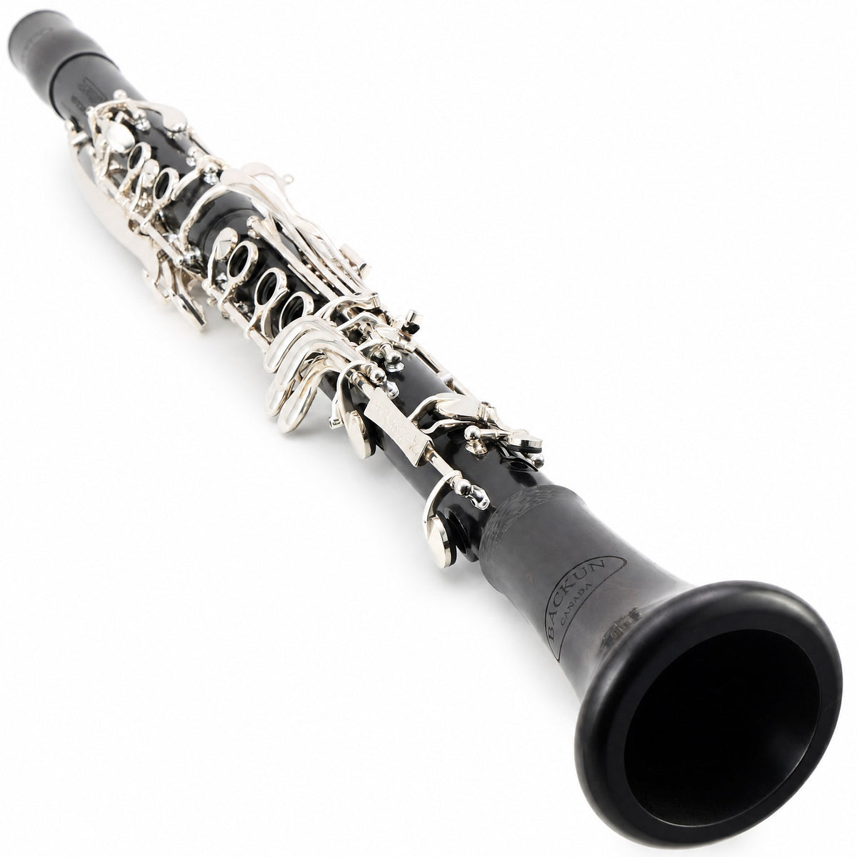 Backun BCLBLUMG-SK 'Lumière' Custom Professional Bb Clarinet in Grenadilla