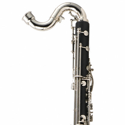 Backun Alpha Intermediate Low C Bass Clarinet with Nickel-Plated Keys