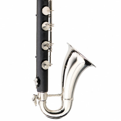 Backun Alpha Intermediate Low C Bass Clarinet with Nickel-Plated Keys