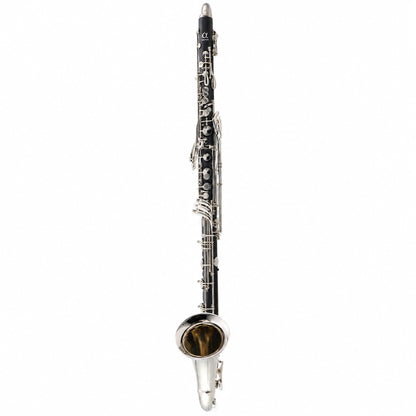 Backun Alpha Intermediate Low C Bass Clarinet with Nickel-Plated Keys