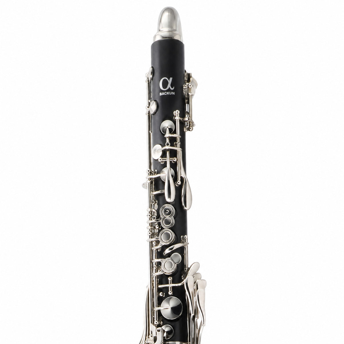 Backun Alpha Intermediate Low C Bass Clarinet with Nickel-Plated Keys