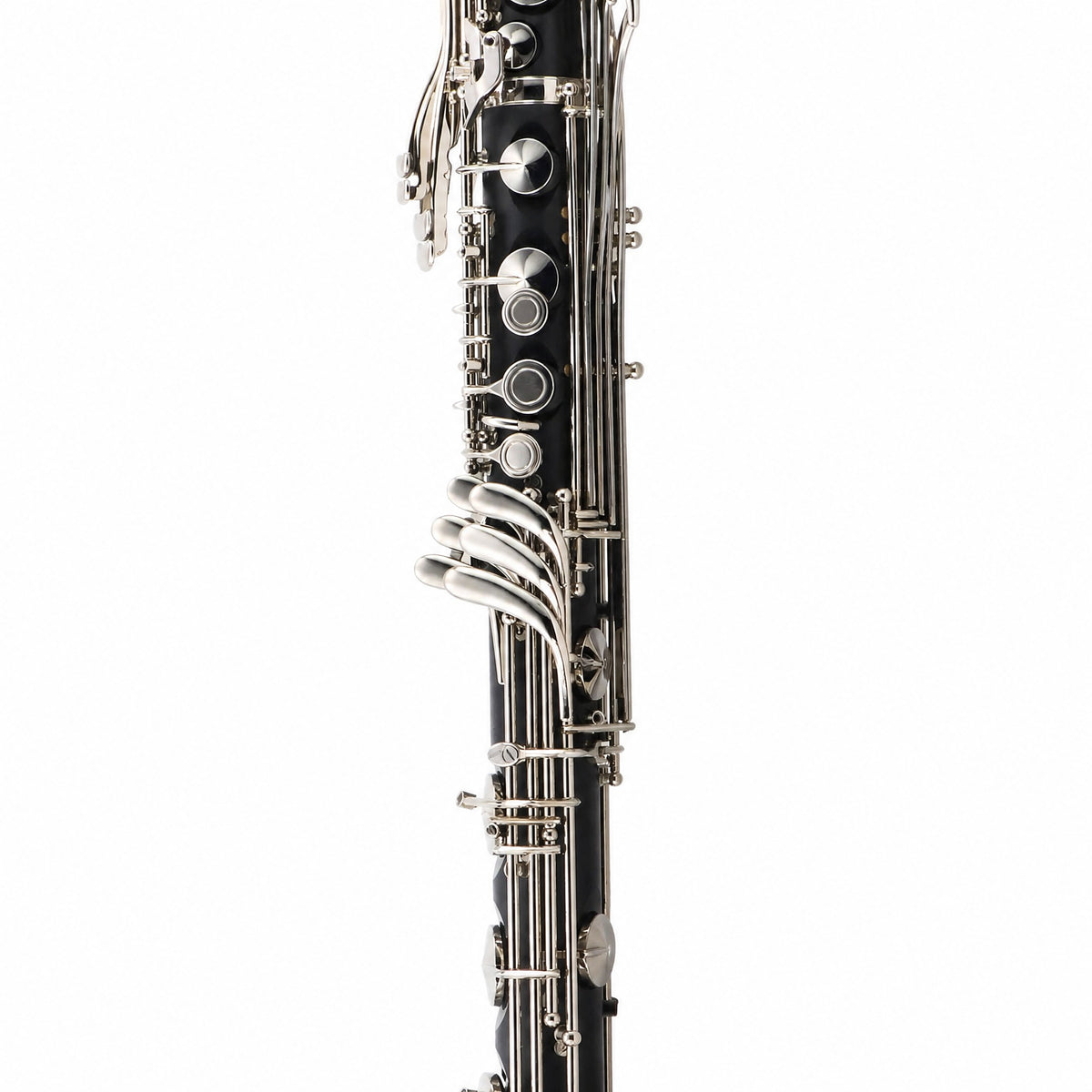 Backun Alpha Intermediate Low C Bass Clarinet with Nickel-Plated Keys