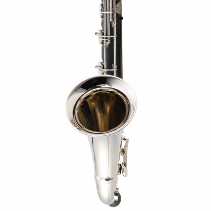 Backun Alpha Intermediate Low C Bass Clarinet with Nickel-Plated Keys