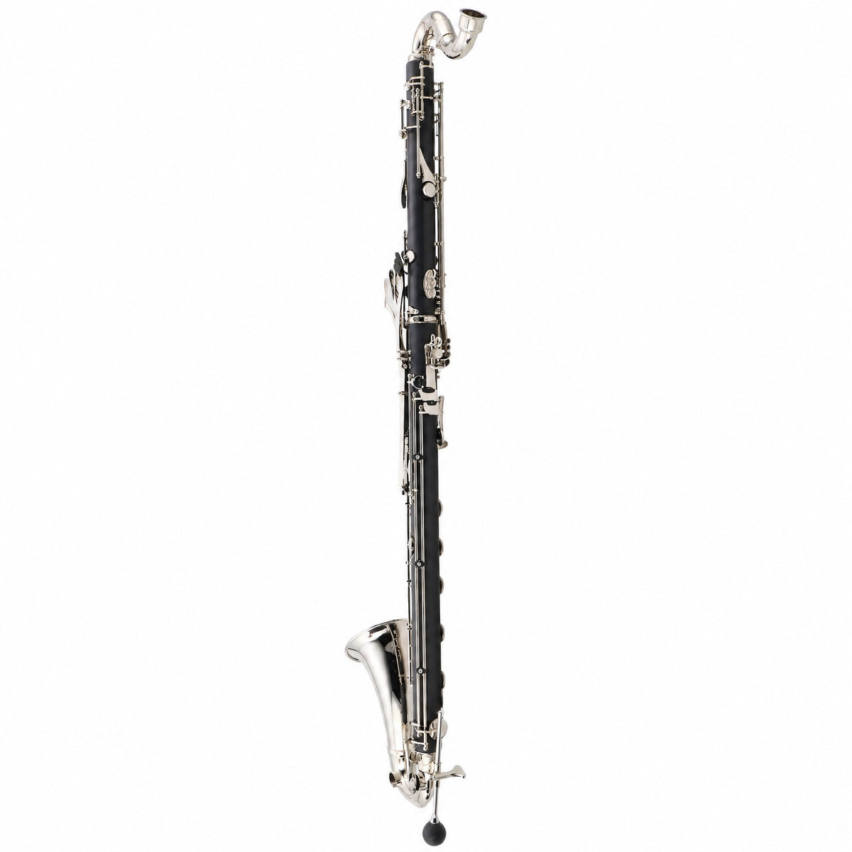 Backun Alpha Intermediate Low C Bass Clarinet with Nickel-Plated Keys