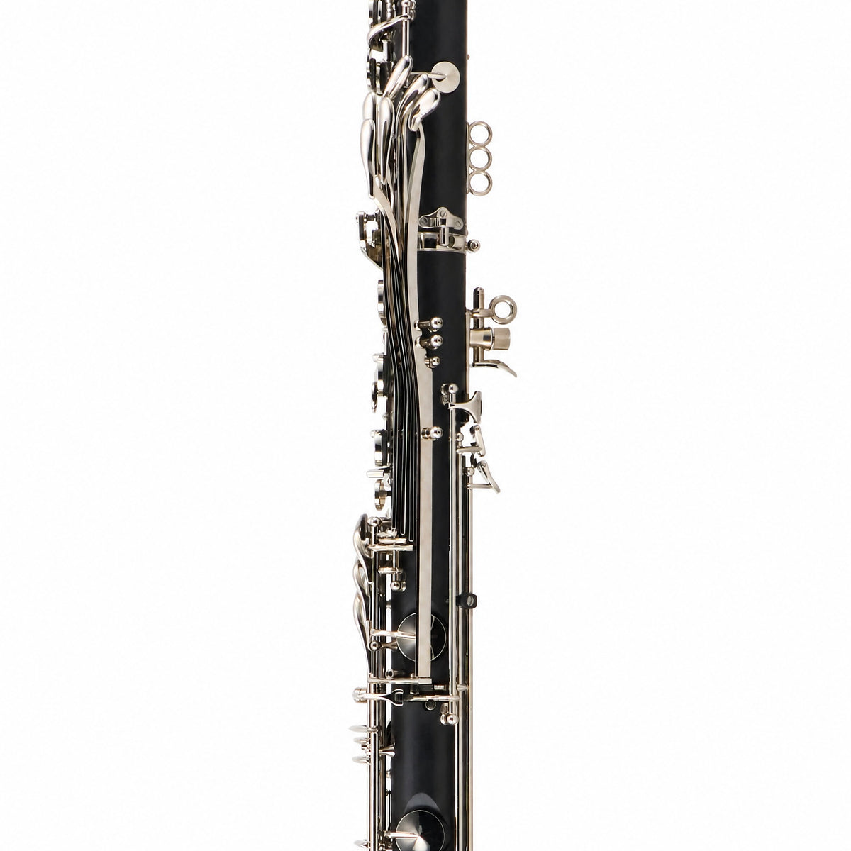 Backun Alpha Intermediate Low C Bass Clarinet with Nickel-Plated Keys