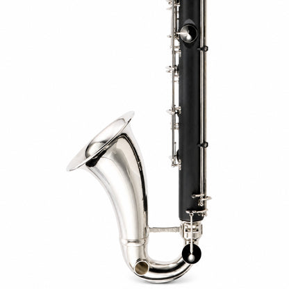 Backun Alpha Intermediate Low C Bass Clarinet with Nickel-Plated Keys