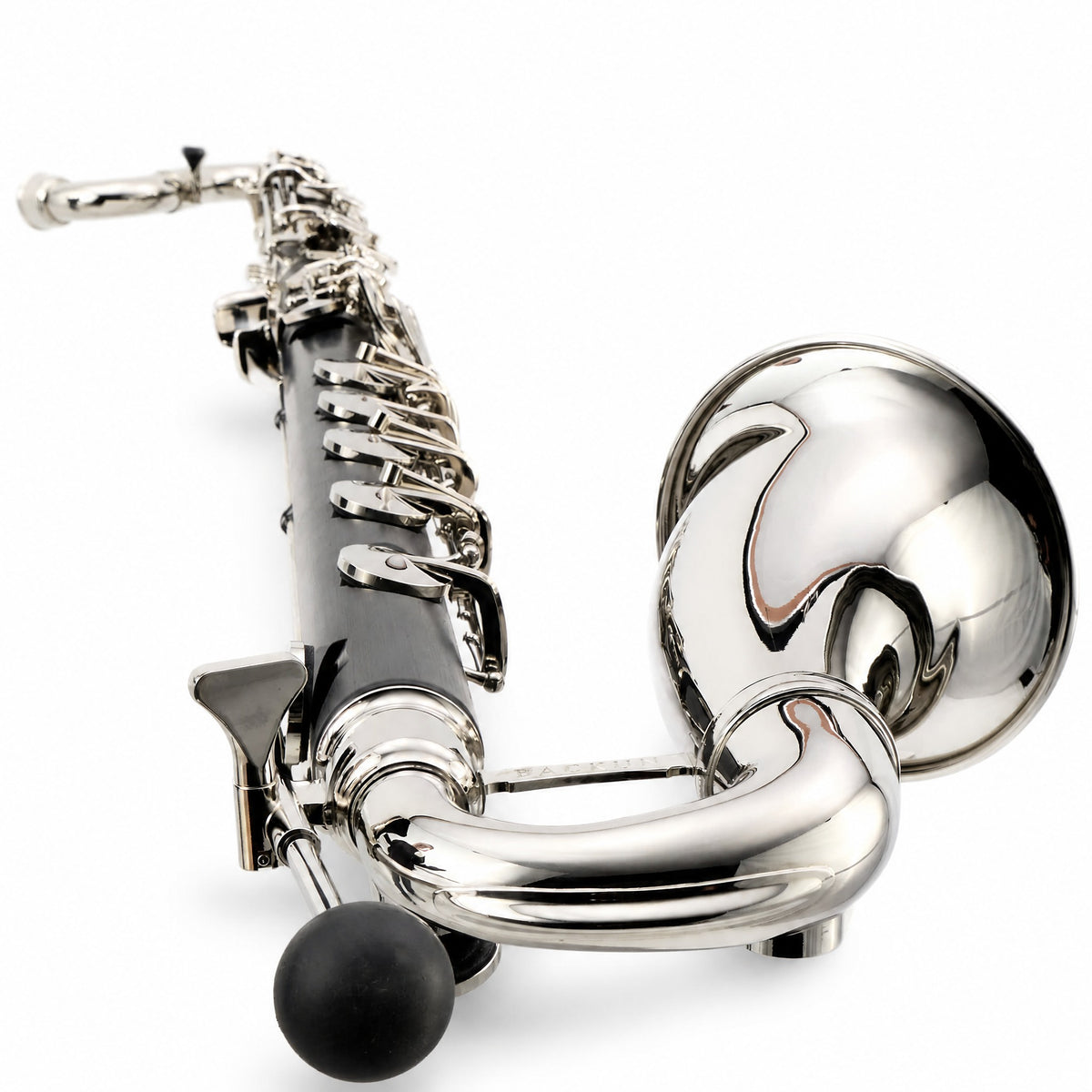 Backun Alpha Intermediate Low C Bass Clarinet with Nickel-Plated Keys