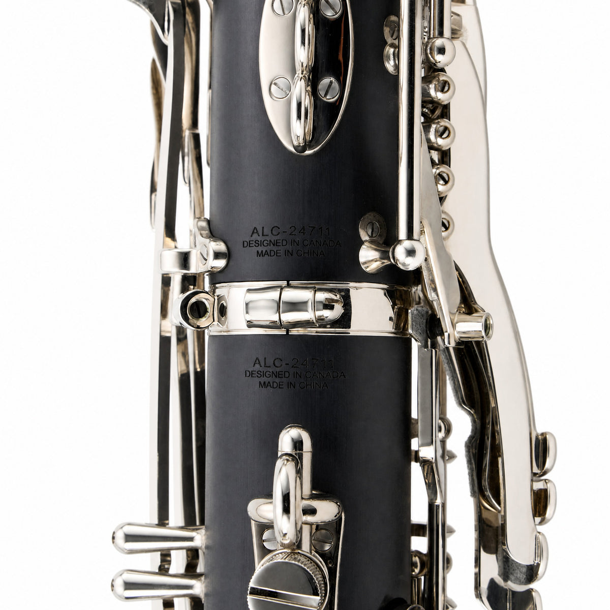 Backun Alpha Intermediate Low C Bass Clarinet with Nickel-Plated Keys