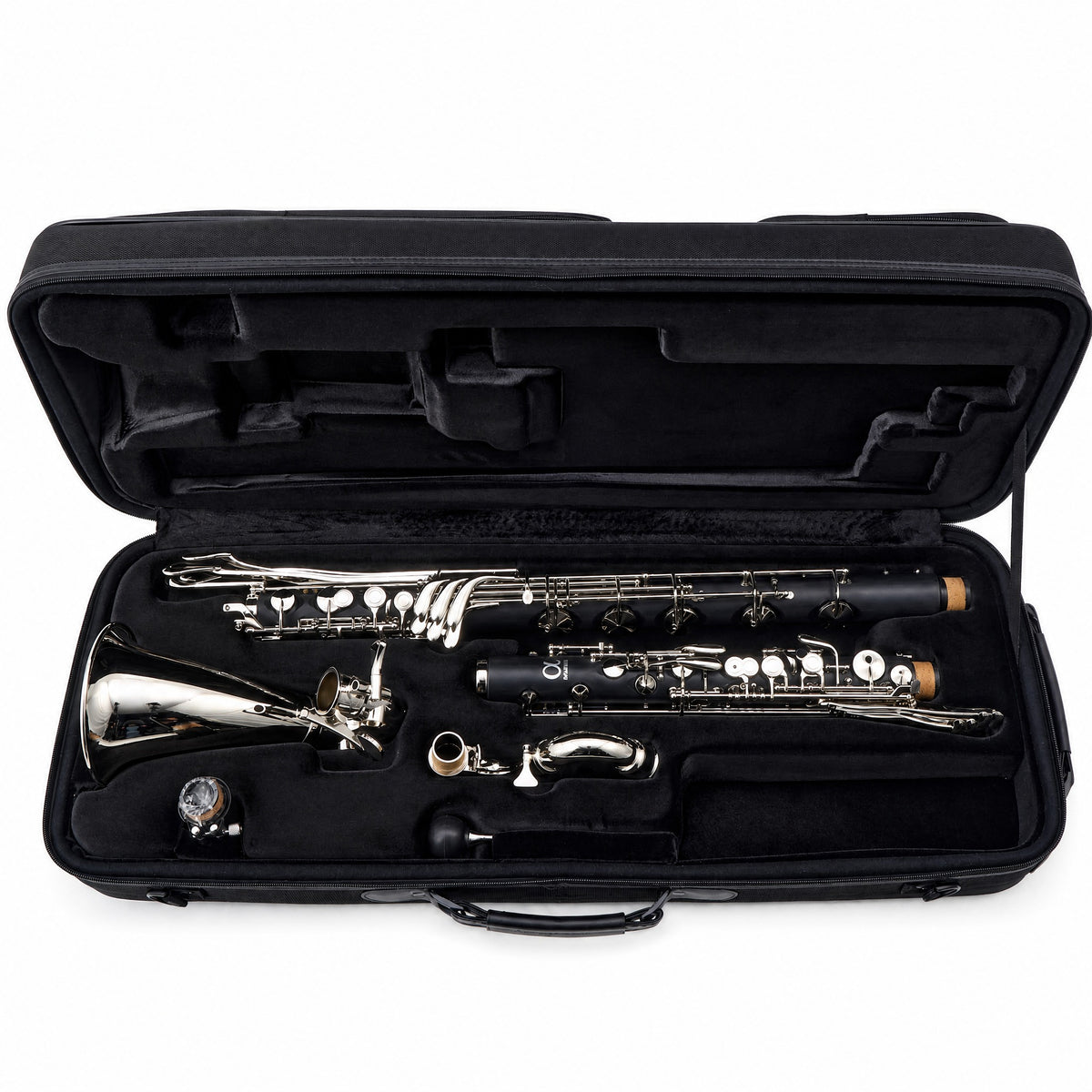 Backun BCLBBALPHA-C-NKZ 'Alpha' Student Low C Bass Clarinet with Nickel Keys