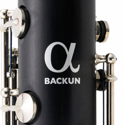 Backun BCLBBALPHA-C-NKZ 'Alpha' Student Low C Bass Clarinet with Nickel Keys