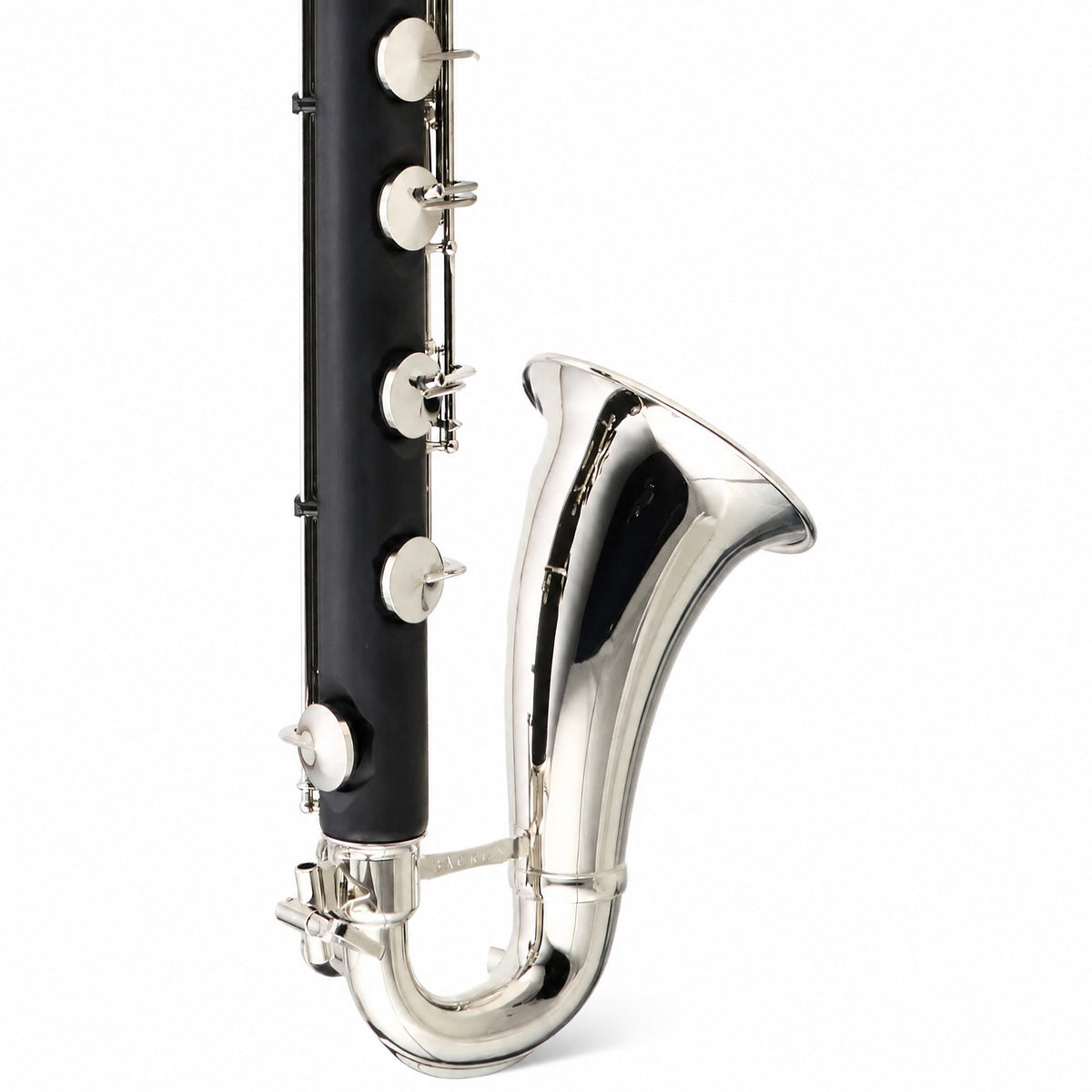 Backun BCLBBALPHA-C-NKZ 'Alpha' Student Low C Bass Clarinet with Nickel Keys