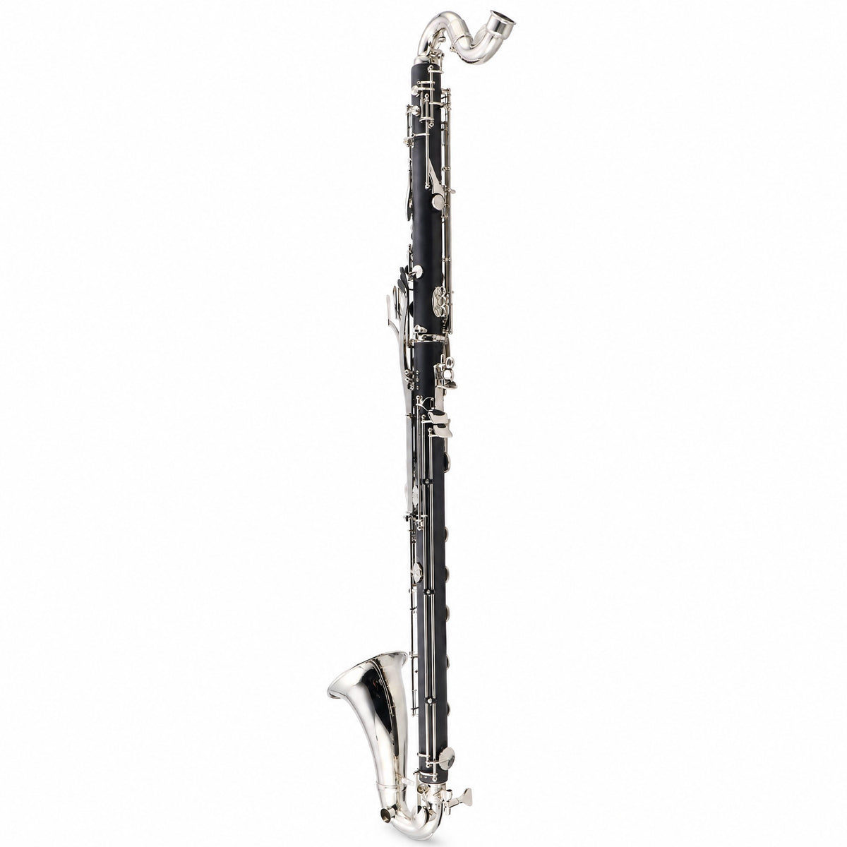 Backun BCLBBALPHA-C-NKZ 'Alpha' Student Low C Bass Clarinet with Nickel Keys