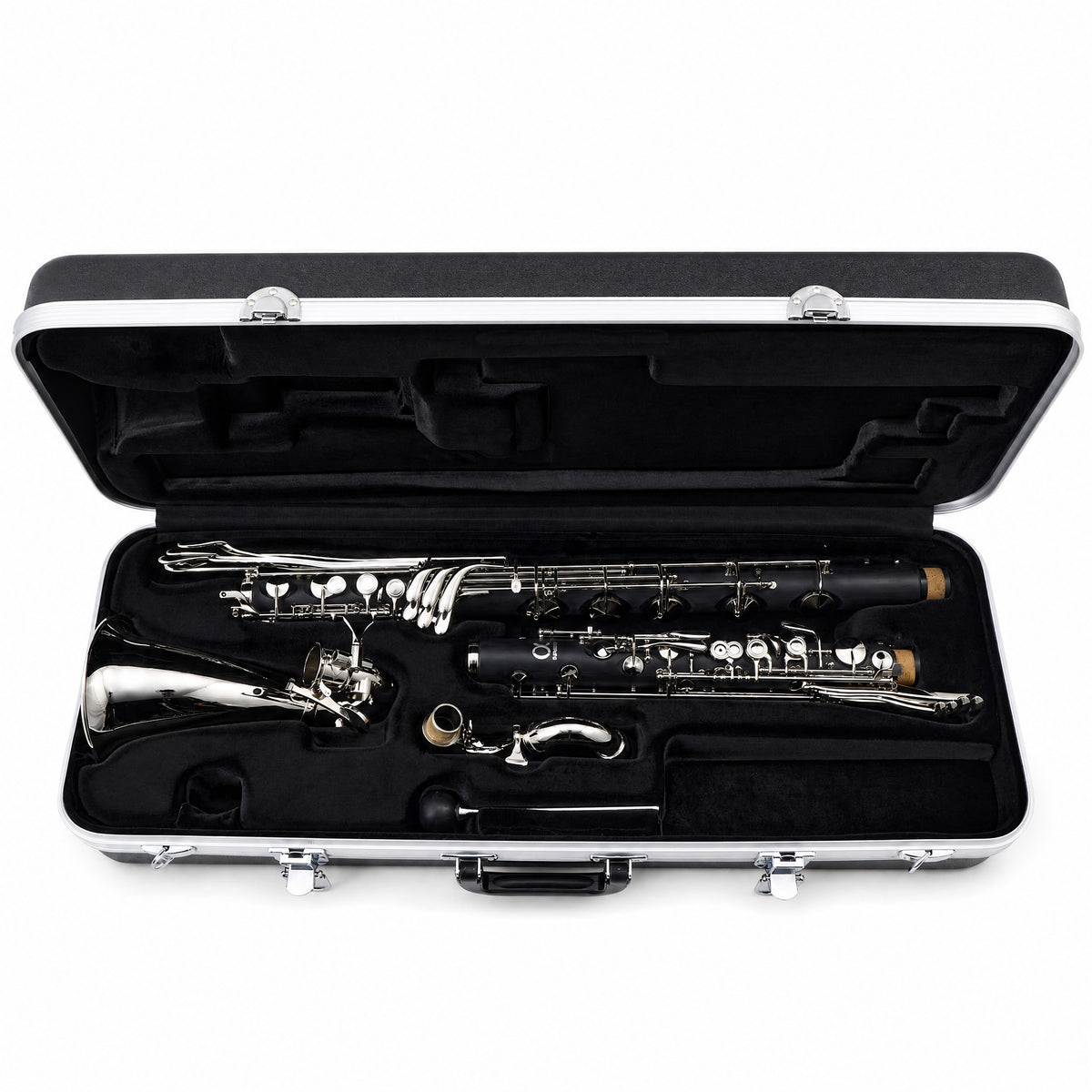 Backun BCLBBALPHA-C-NKZ 'Alpha' Student Low C Bass Clarinet with Nickel Keys