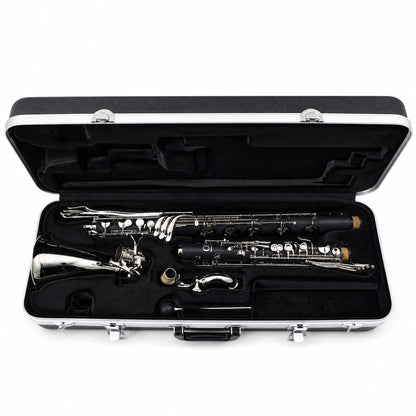 Backun BCLBBALPHA-C-NKZ 'Alpha' Student Low C Bass Clarinet with Nickel Keys