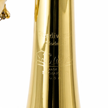 Bach 18037 Stradivarius Professional Bb Trumpet in Lacquer