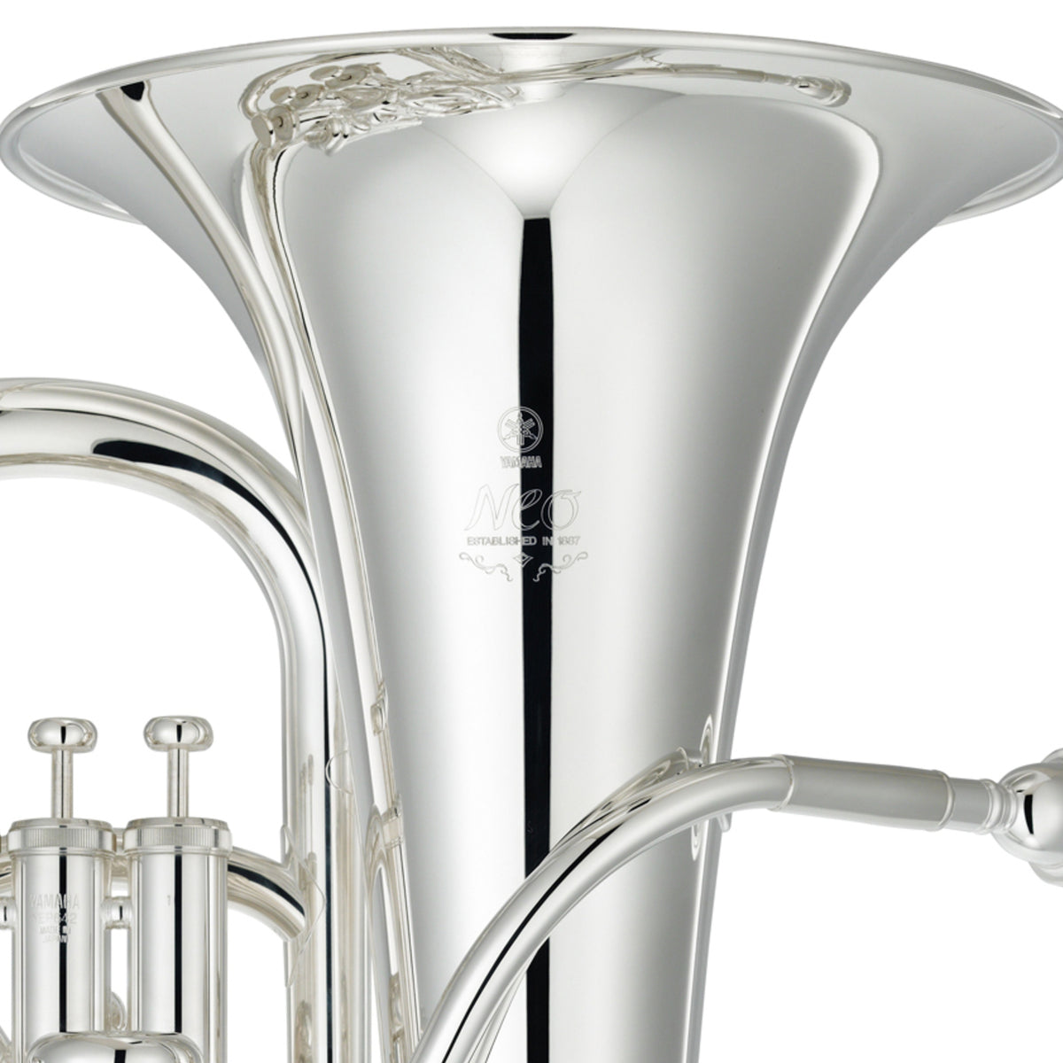 Yamaha YEP-642TSII 'Neo' Euphonium with Trigger System in Silver Plate
